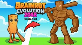 Brainrot Evolution: 2048 Merge Fight