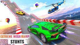 Impossible Mega Ramp Car Stunt