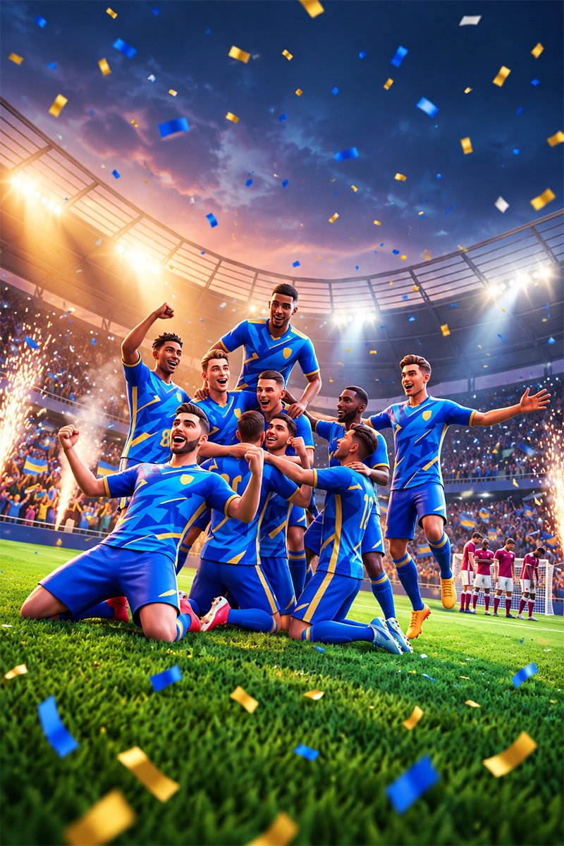 Soccer Football League Game